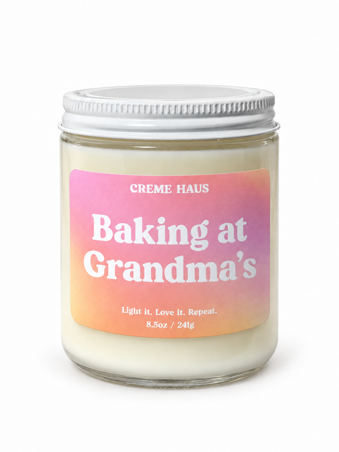 Baking At Grandma's Small Candle