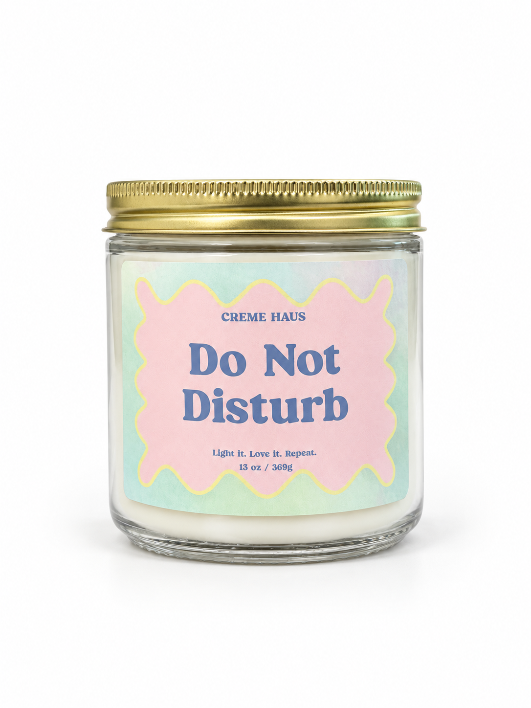 Do Not Disturb Large Candle