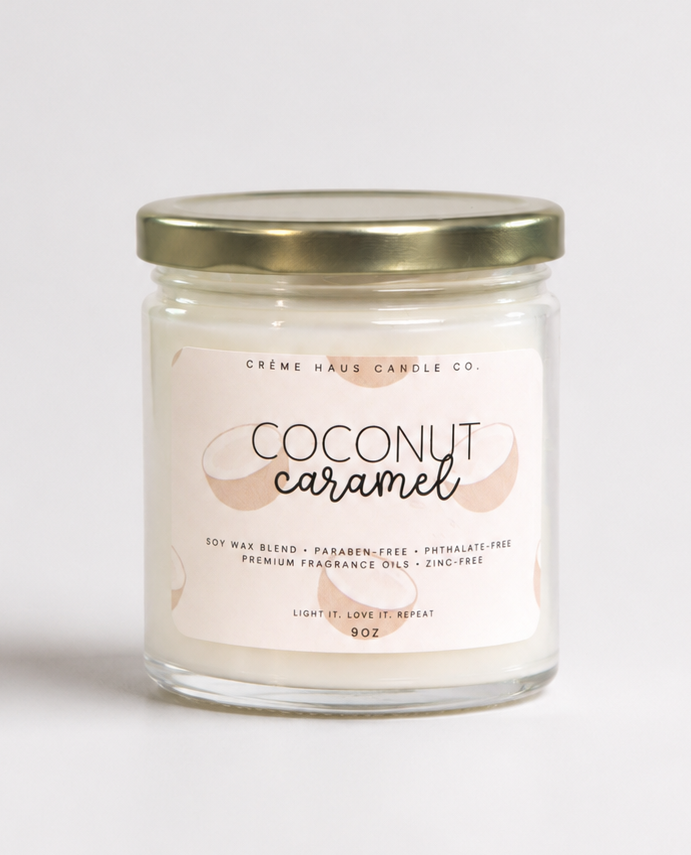 Coconut Caramel 9oz Candle