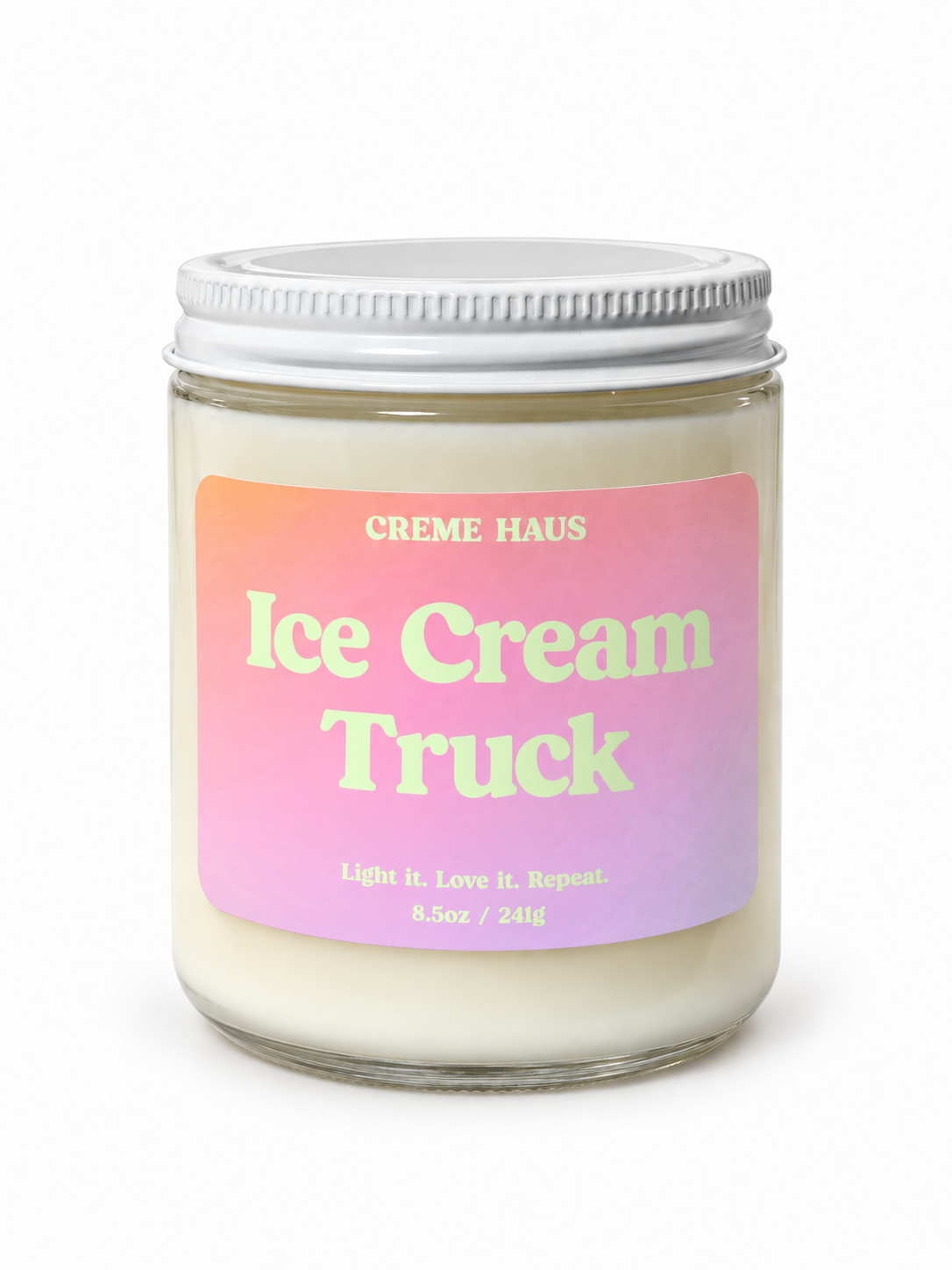 Ice Cream Truck Small Candle