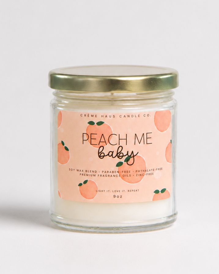 Peach Me Baby 9oz Candle