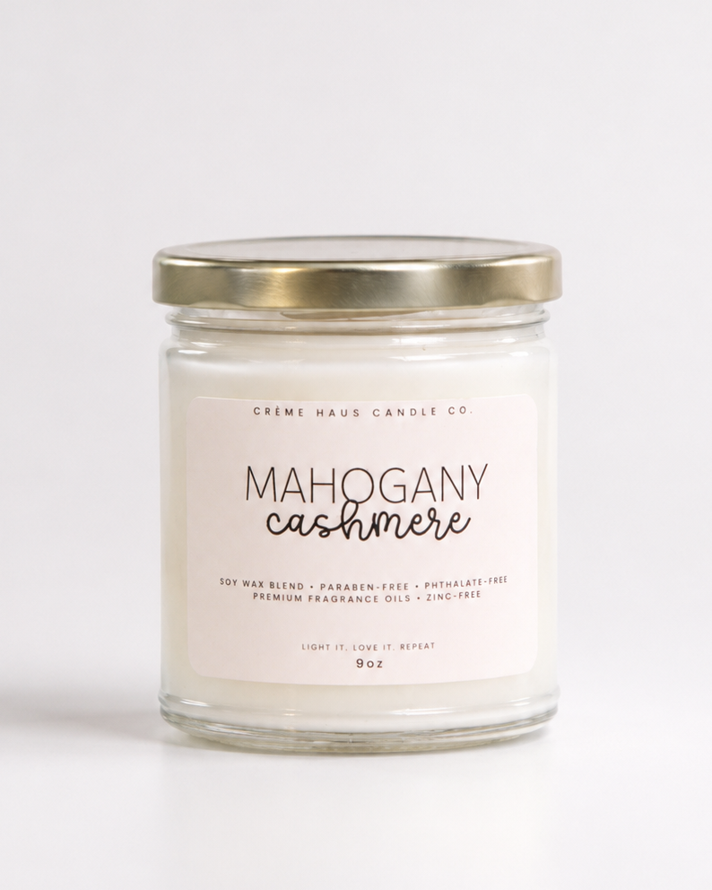 Mahogany Cashmere 9oz Candle