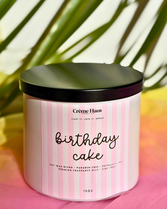Birthday Cake 3-Wick Candle